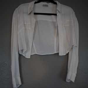 Long sleeved crop top